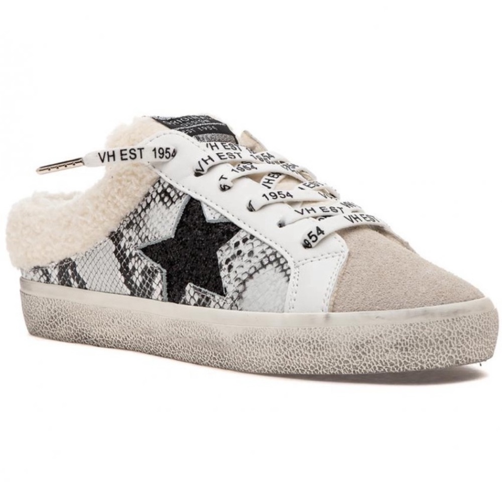 Vintage Havana Mellow Sherpa lined Snake Slip On Sneakers